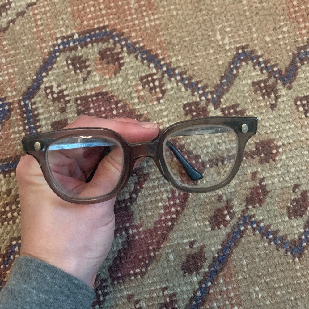 Vintage Glasses - Grey